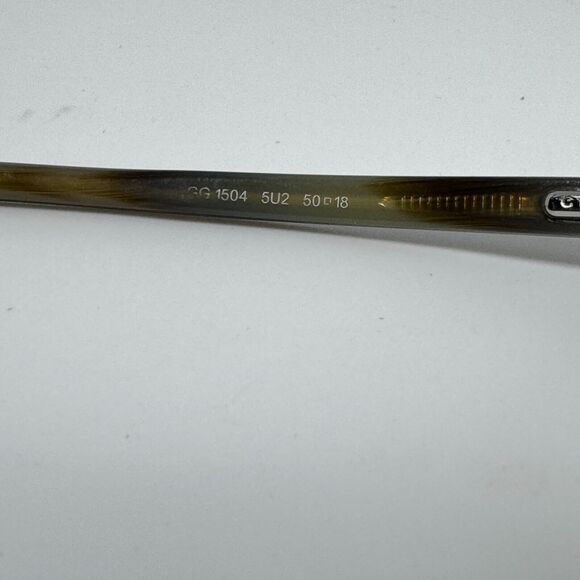 Gucci GG 1504 5U2 Dark Tortoise Brown Eyeglasses Frames 52-18 140 Italy H13854 - Picture 5 of 7